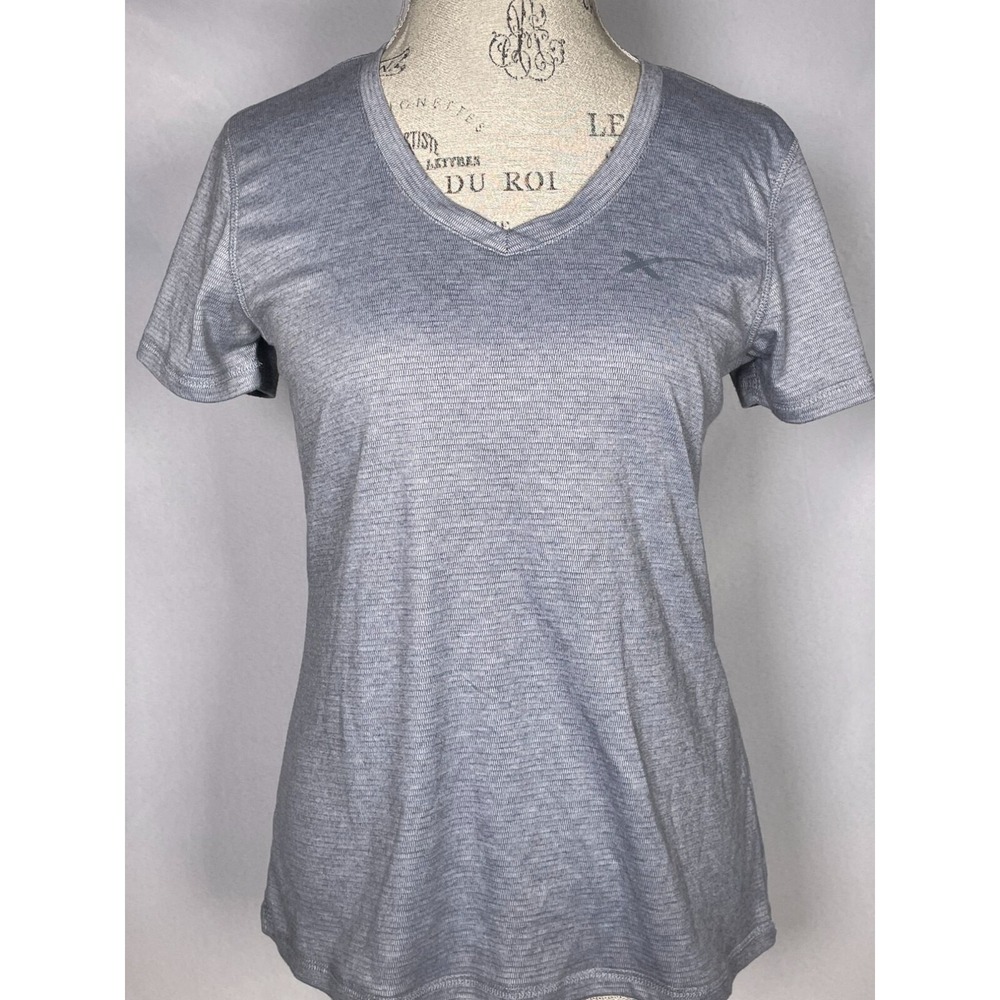 SpaceX Elon Musk Official V-Neck Light Grey Logo T-Shirt Women's MEDIUM